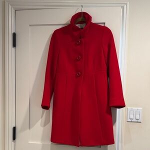 Elegant Red Women's Coat
